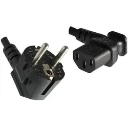 MicroConnect Stromkabel (1.80 m), Stromkabel, Schwarz