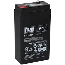 Blei-Akku passend für Multipower MP3,8-6 AGM 6V 3,8Ah