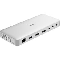 DUF-901, Dockingstation silber, USB-A, USB-C, DP, RJ-45