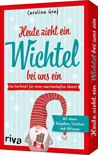 Carolina Graf - Heute zieht ein Wichtel bei uns ein: Das Kartendeck für einen märchenhaften Advent – Mit neuen Aufgaben, Streichen und Aktionen. Mit Anleitungen für Eltern und Wichtelbriefen - Preis vom 13.10.2026 19:28:25 h