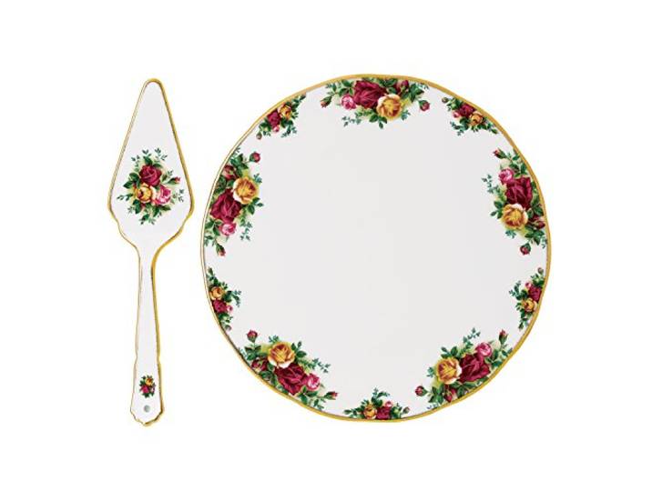 Royal Albert Old Country Roses Kuchenplatte und Servierplatte