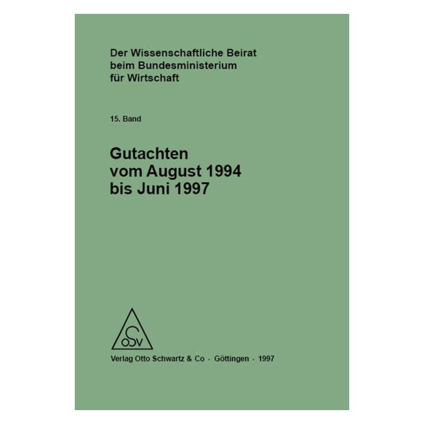Oldenbourg Der Wissenschaftliche Beirat beim Bundesministerium für Wirtschaft - Gutachten (Deutsch, 1997) (56822616)