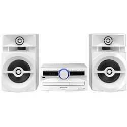 Panasonic SC-UX100 Home Audio System (Bluetooth, CD Player, 2x 150 W), Stereoanlage, Weiss
