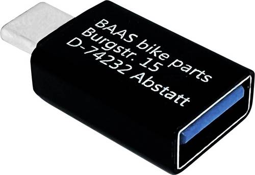 BAAS USB 3.2 Gen 2 (USB 3.1 Gen 2) Adapter [1x USB-A Buchse - 1x USB-C Stecker] USB21