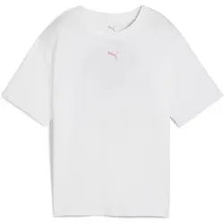 PUMA Damen Shirt W FLORAL CAT GRAPHIC TEE, Größe XL in Weiß 3