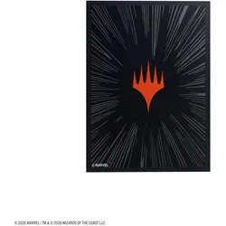 Gamegenic Premium Double Sleeving Pack 100 für Magic: Marvel Comic Burst Black