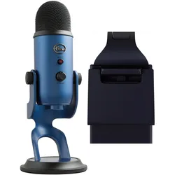 Blue Mikrofon Yeti USB Midnight (988-000232) + Lampa Litra Glow, Mikrofon