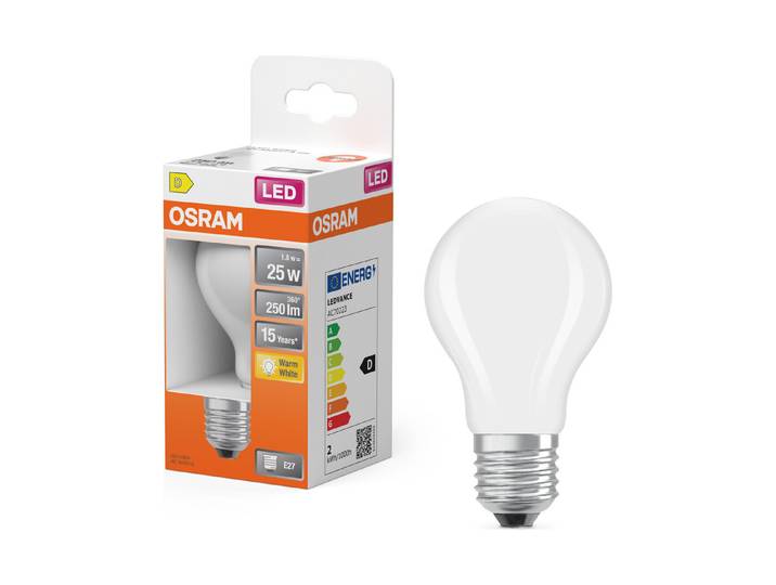 LED Birne A25 1,8W 827 matt E27 ww