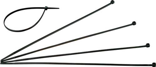 Kopp 328404090 Kabelbinder 300mm 4.8mm Schwarz Witterungsstabil 50St.