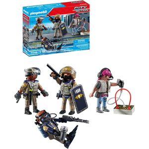 playmobil Spielset CITY ACTION 71146, ab 5 Jahre, SWAT-Figurenset, 37 Teile