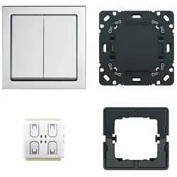 Busch-Jaeger 6716UJ-83 Friends of Hue Smart Switch Komplettset 4 Kan. Funk alusilber - future® linear future® linear 2CKA006710A0017 6716UJ83