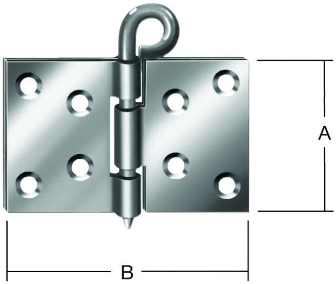 VORMANN Charnière à coulisse B90xH60mm brute pliée (000058619RI)