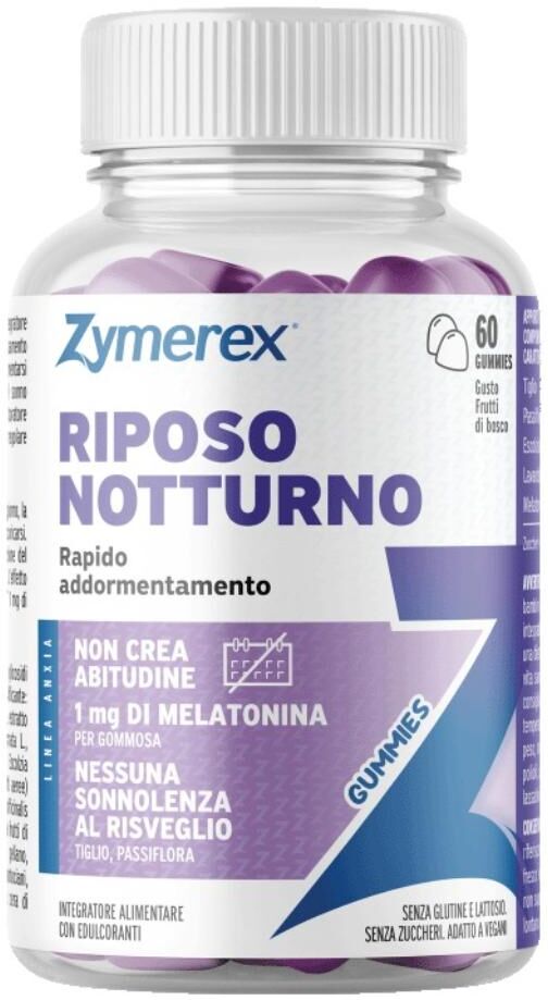 WILCO FARMA Srl SU Zymerex RIPOSO NOTTURNO, 60 Gommose
