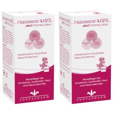 2x Hyposens Kids Akut CremeLotion 2x50 ml Lotion