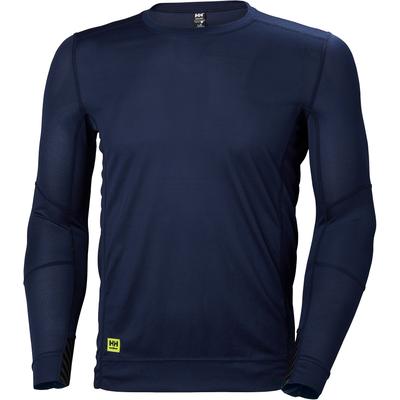 Thermounterhemd HELLY HANSEN "LIFA Hemd", Herren, Gr. XXL, Verlängerter Arm, blau (marineblau), Obermaterial: 100% Polypropylen PP., Unterhemden Thermounterhemd