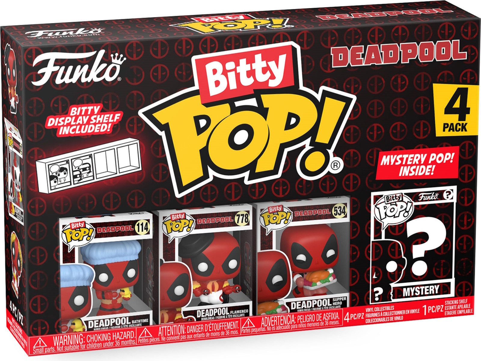 Funko Bitty Pop! Deadpool Badtijd Flamenco Superheld
