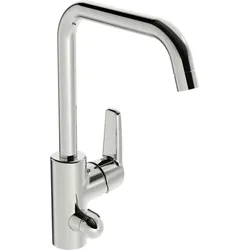 Hansa Hansapolo Küchenarmatur 51602293 mit mechanischen Geräteabsperrventil, schwenkbar, Ausladung 203 mm, chrom