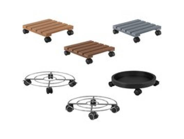 PARKSIDE® Rouleur pour plantes, avec 2 freins.