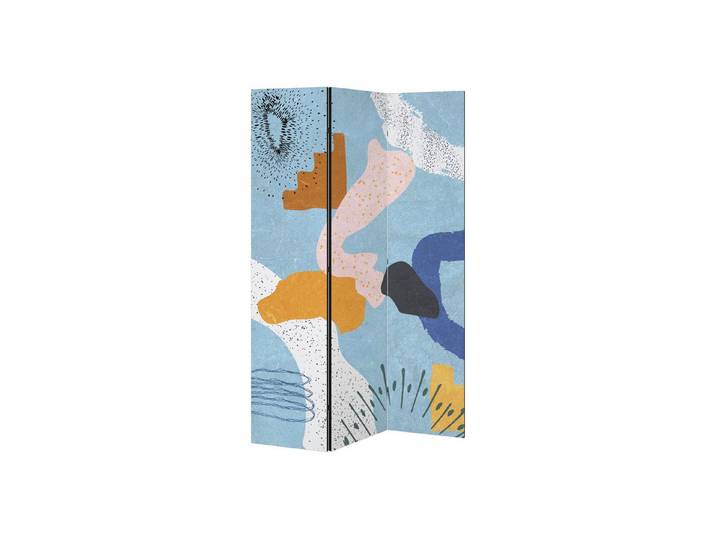 SPACEREBELS Paravent, Raumteiler - 3-teilig Raumtrenner, Druck 2-Seite