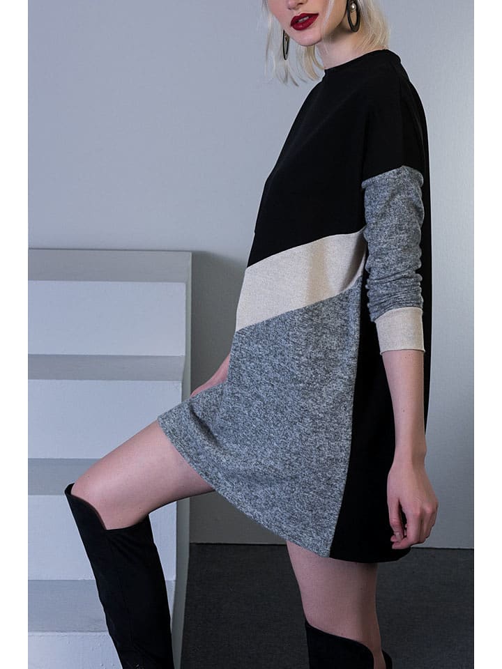 Milan Kiss Kleid in Schwarz - M