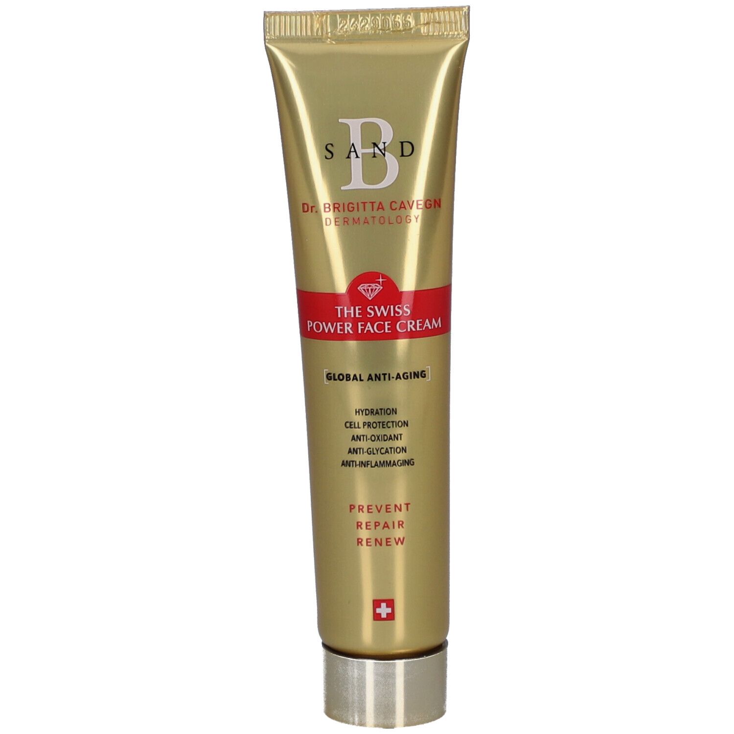 B Sand The Swiss Power Facecream Anti-Aging 40 ml Creme