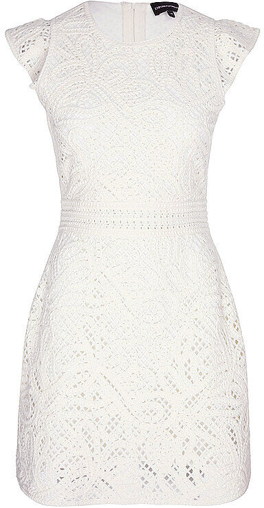 Giorgio Armani EMPORIO ARMANI Minikleid  creme   38 W