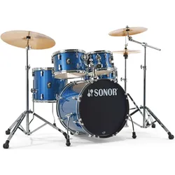 Sonor AQX Studio Set Bundle (Acoustic-Drum), Schlagzeug, Blau