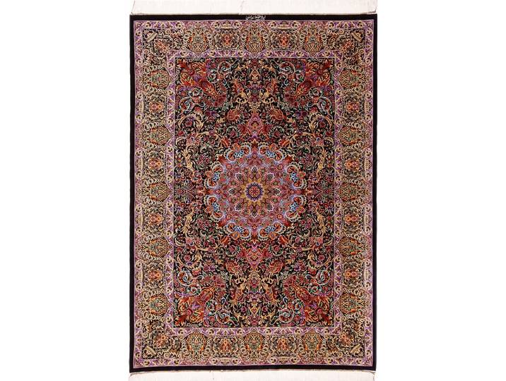Ghom Seide Abbasi Teppich 137x196 Handgeknüpft Orientteppich Perserteppich Seide