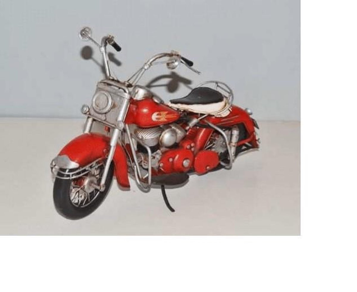MadDeco Harley-Davidson metalen modelmotor in het rood