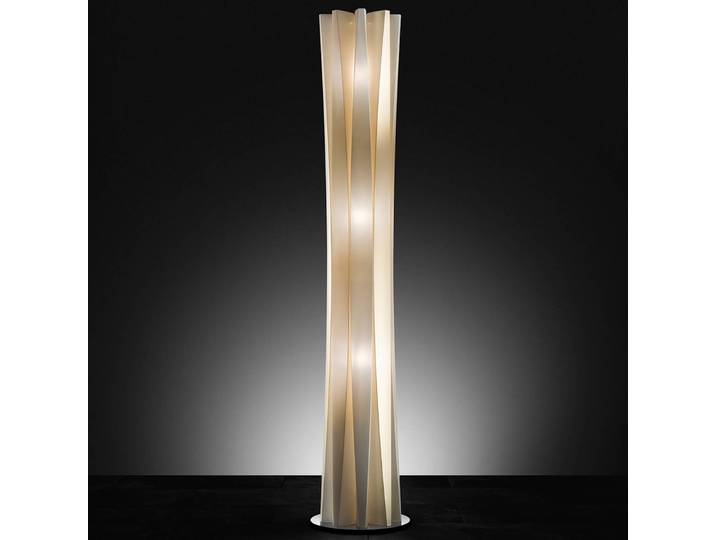 Slamp Designer Stehlampe Bach, dimmbar, messing / gold, für Wohn- / Esszimmer, Kunststoff, Design, Stehlampe