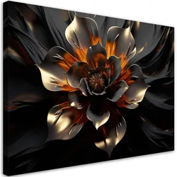 WANDBILD 3d lotusblume abstrakt