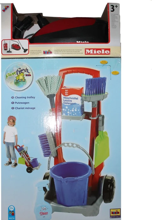 Theo Klein Miele - Staubsauger mit Putzwagen