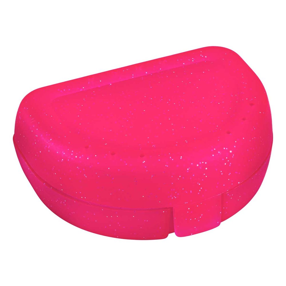 Megadent Deflogrip Gerhard Reeg GmbH Zahnspangenbox small pink transparent 10988403