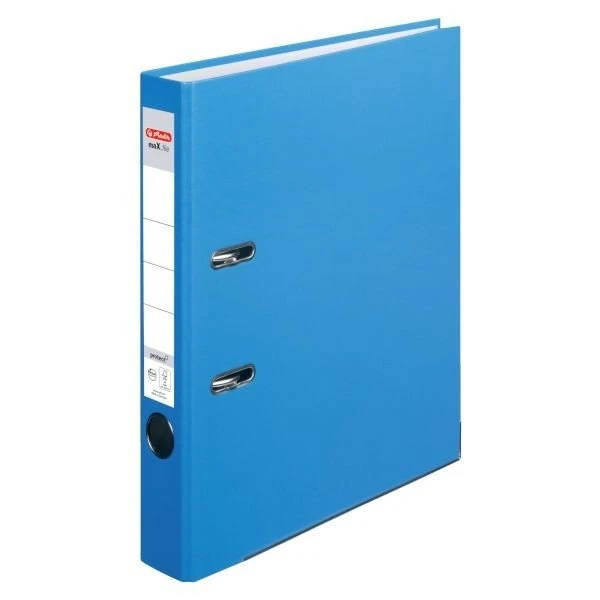 herlitz Ordner maX.file protect, Rückenbreite: 50 mm, aqua