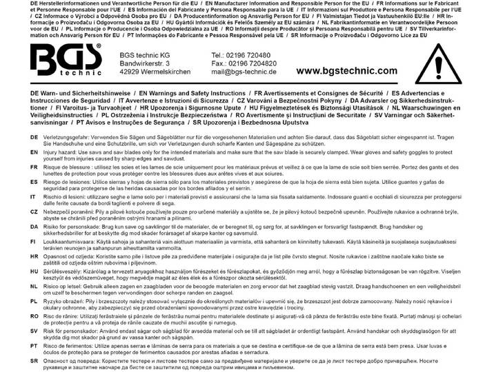 BGS Aluminium zaagbeugel 150 mm