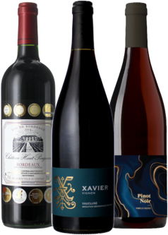 Vinatis Weinpaket - Rotwein Gut & Günstig - 3  Fl. - 2.25L