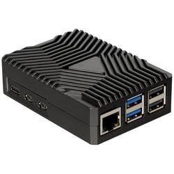 Joy-it RB-AlucaseP5-09 SBC-Gehäuse Passend für (Entwicklungskits): Raspberry Pi® inkl. passiven Kühler Schwarz
