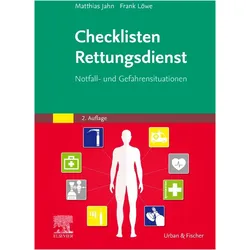 Checklisten Rettungsdienst, Fachbücher von Matthias Jahn, Frank Löwe