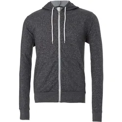 Bella+Canvas Unisex Polycotton Kapuzen Sweatjacke 3739 black XS
