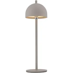 Schöner Wohnen-Kollektion LED Akku Tischleuchte BELLIES, Sandfarben, aufladbar, USB