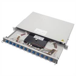 Telegärtner Spleißbox bestückt PROFI V 12xLCD OM3 100022023