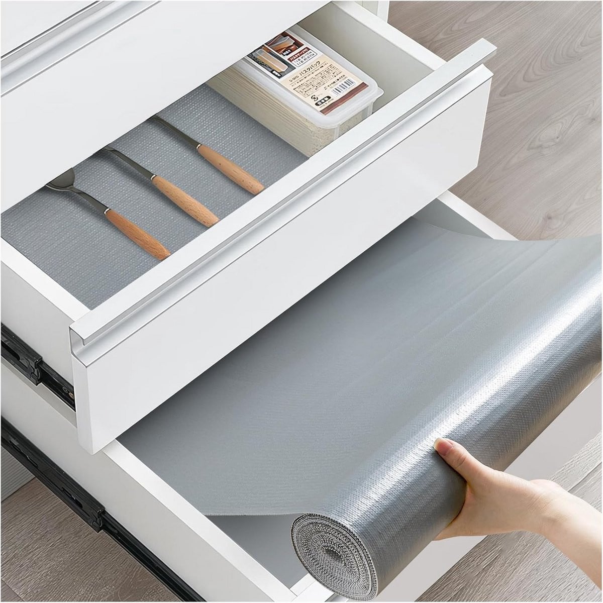 Antislip lade- en plankvoering voor de keuken en badkamer, waterdicht en wasbaar