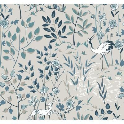 Ronald Redding Aspen Grey Wallpaper