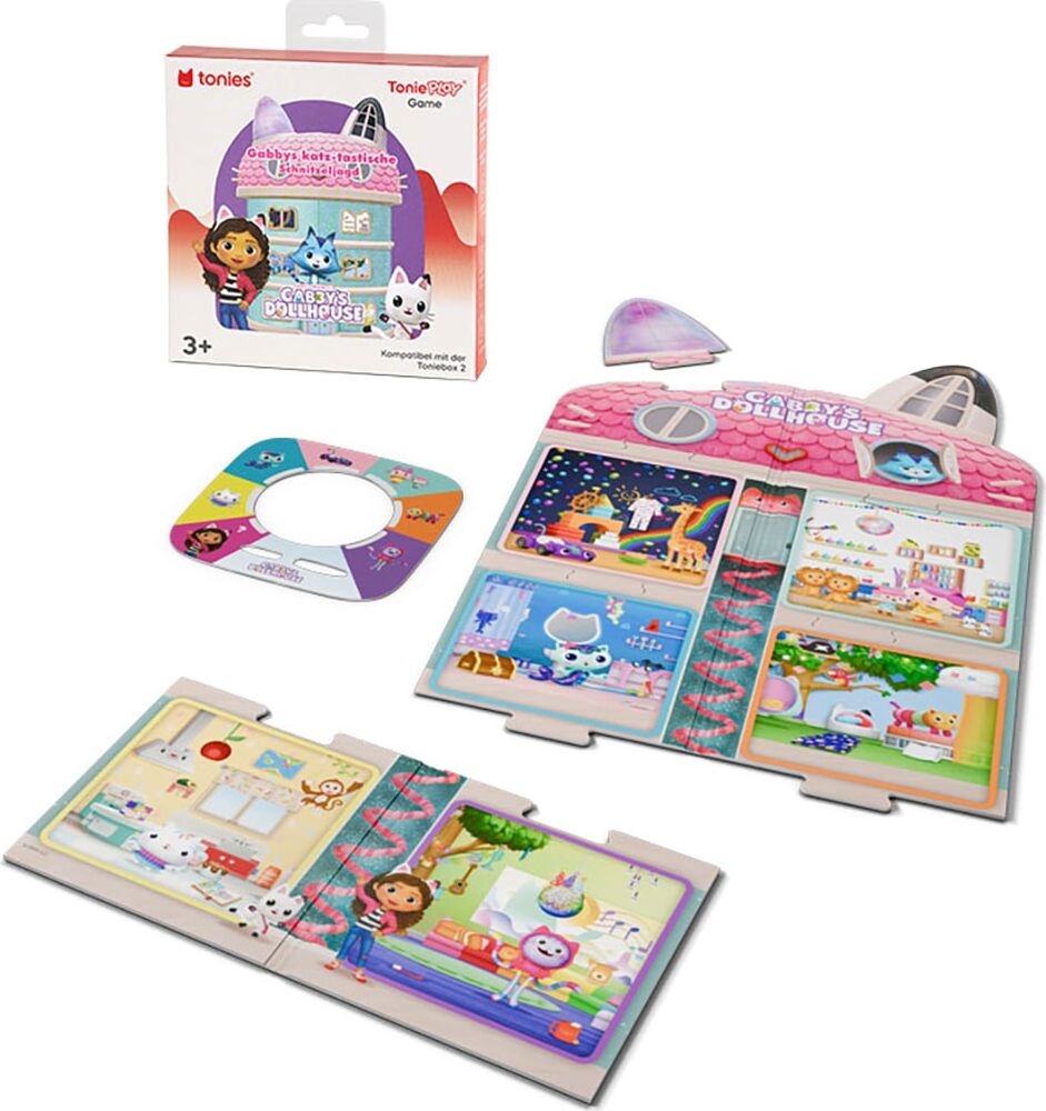 TONIES Hörspiel "Gabby's Dollhouse: Gabby´s katz-tastische Schnitzeljagd Tonieplay Game", bunt, Hörspiele, Tonieplay Game M, Hörspiel
