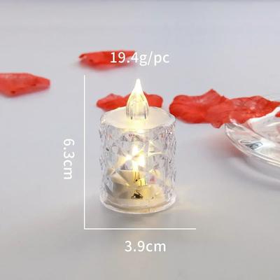 Uplift Treasures Battery Powered Flameless LED Candle Lights Set m 3.6x6.5cm 12pcs