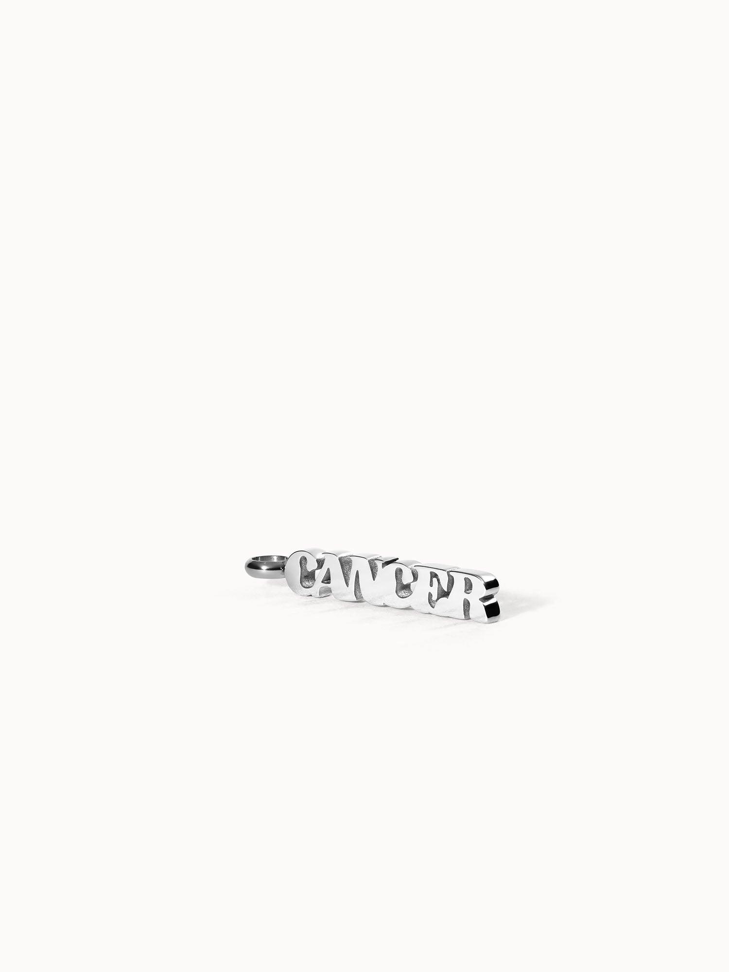 PURELEI Cancer Letter Charm