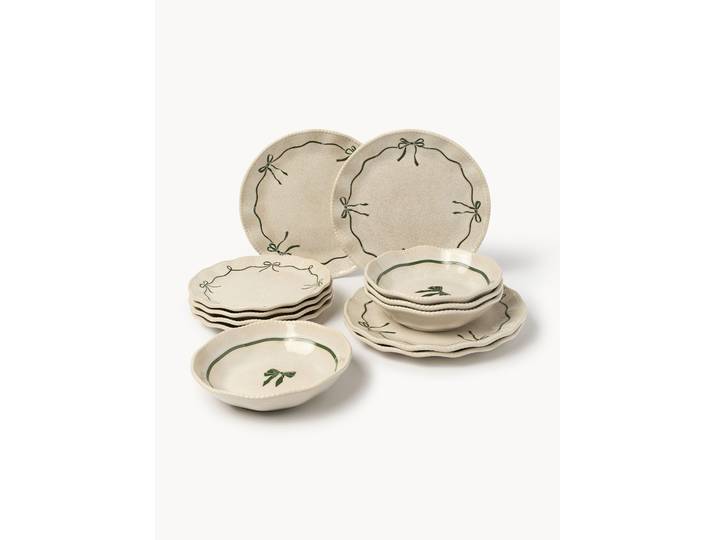 Geschirr-Set Loops, 4 Personen, 12er-Set