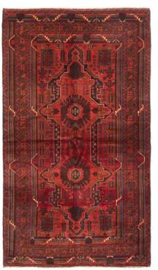 ECARPETGALLERY Hand-knotted Teimani Dark Red Wool Rug - 3'6 x 6'3
