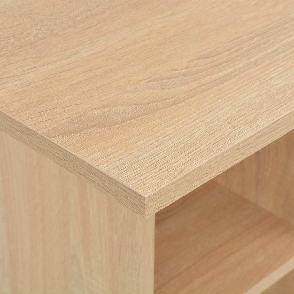vidaXL Table de bar Chêne 60x60x110 cm