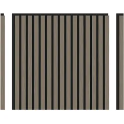 Loada Solar Akustikpaneel Champagner-Silber Metall, 4 Stk à 600×600×21,5 mm/ 1,44m2 – Metalloptik